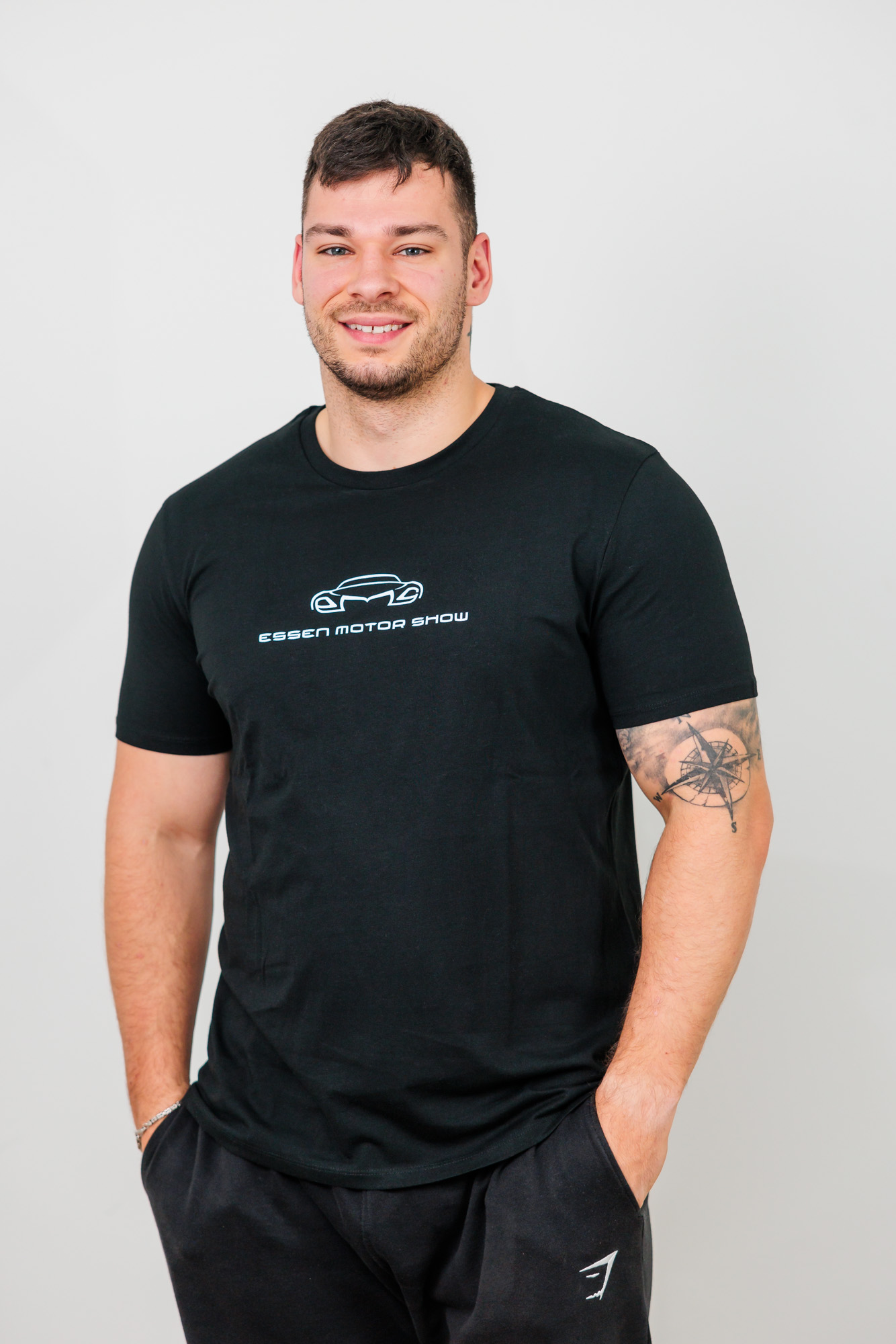 T-Shirt EMS - Schwarz