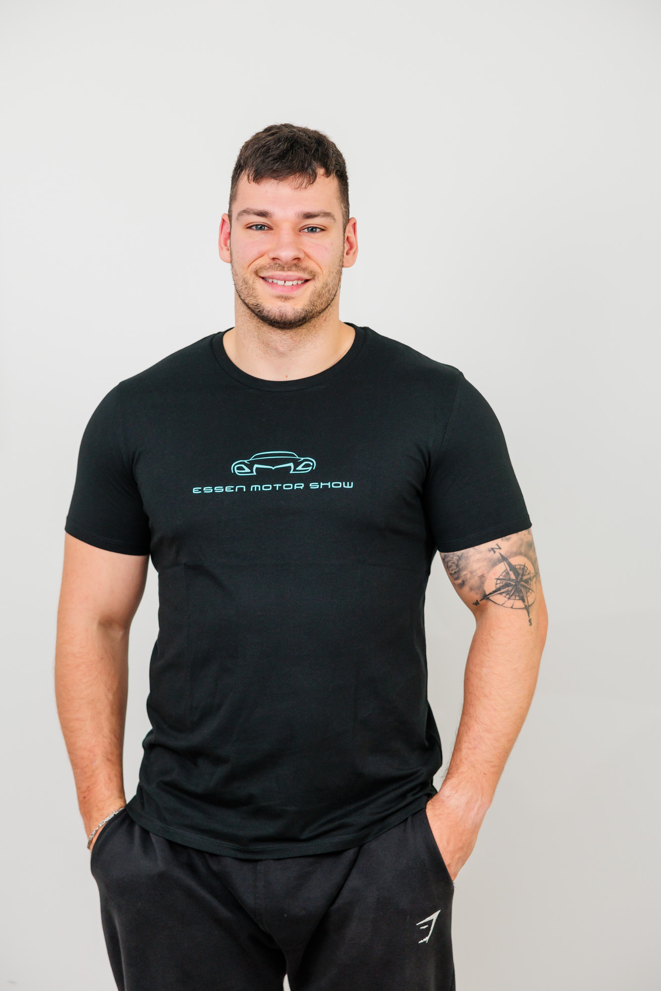 T-Shirt EMS - Schwarz
